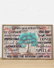 When You Enter This Classroom, You Are The Reason Why I Am Here Horizontal Poster Home Decor Wall Art Print No Frame Or Canvas 0.75 Inch Frame Full-Size Best Gifts For Birthday, Christmas, Thanksgiving, Housewarming