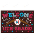 Softball Welcome To 11th Grace Poster Canvas, Back To School Poster Canvas