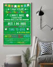 I Am Your School Social Worker Poster Canvas, I Am Here For You Poster Canvas