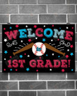 Doormat Welcome To Classroom 1st Grade Poster Canvas, Classroom Poster Canvas