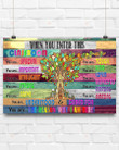 When You Enter This Classroom Poster Canvas, You Are The Reason I Am Here Poster Canvas, Teacher Student Gift Poster Canvas, Classroom Decor Poster Canvas