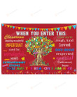 When You Enter This Classroom, You Are The Reason Why I Am Here Horizontal Poster Home Decor Wall Art Print No Frame Or Canvas 0.75 Inch Frame Full-Size Best Gifts For Birthday, Christmas, Thanksgiving, Housewarming