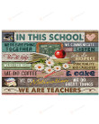 In This School We Do Everything Together Poster Canvas, We Are Teacher Poster Canvas, Gifts For Teacher Poster Canvas, Classroom Decor Poster Canvas