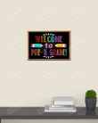 Welcome To Pre-K Grade Poster Canvas, Classroom Poster Canvas