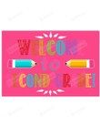Classroom Welcome To Second Grade Poster Canvas, Back To School Poster Canvas