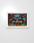 Welcome To 1st Grade Poster Canvas, Shark, Dolphin, Sea Turtle And Fishes Poster Canvas, Classroom Poster Canvas