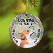 Personalized Forever In Our Hearts Ornament, Corgi Dog Memorial Ornament - Sympathy Merry Xmas Gifts For Loss Of Dog, Christmas Tree Decoration