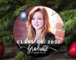 Personalized Photo Graduate Christmas Ornament Class Of 2022 Ornament Grad Gifts Keepsake Best College & High School Graduation Gift Ideas For Him And Her