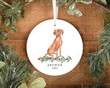 Personalized Hungarian Vizsla Dog Ornament, Gifts For Dog Owners Ornament, Christmas Gift Ornament