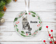 Personalized Maine Coon Cat Ornament, Cat Lover Ornament, Christmas Gift Ornament
