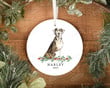 Personalized Catahoula Leopard Dog Ornament, Gifts For Dog Owners Ornament, Christmas Gift Ornament