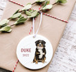 Personalized Bernese Mountain Dog Ornament, Gifts For Dog Owners Ornament