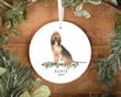Personalized Bloodhound Dog Ornament, Gifts For Dog Owners Ornament, Christmas Gift Ornament