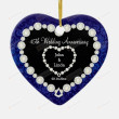 Personalized Happy Wedding Anniversary Ornaments 45th Wedding Anniversary Ornaments Blue Jewelry Style Ornaments Gifts Crafts Hanging Window Dress Up Best Gifts For Anniversary Day Gifts For Couples