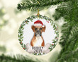Personalized Boxer Ornament, Gifts For Dog Owners Ornament, Christmas Gift Ornament