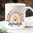 Mom Mug, Mama Rainbow Mug, Mothers Day Mug, Birthday Christmas Gifts For Mom Mama Grandma