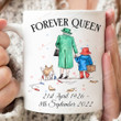 Rip Queen Elizabeth Mug, Queen Elizabeth Mug, Forever Queen Mug, Rest In Peace Elizabeth Mug, The Queen Of England Gifts, Queen Elizabeth Gifts