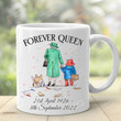 Rip Queen Elizabeth Mug, Queen Elizabeth Mug, Forever Queen Mug, Rest In Peace Elizabeth Mug, The Queen Of England Gifts, Queen Elizabeth Gifts