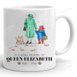 Rip Queen Elizabeth Mug, Queen Elizabeth Mug, In Loving Memory Of Queen Elizabeth Mug, Rest In Peace Elizabeth Mug, Queen Elizabeth Gifts