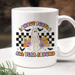 I Ghost People All Year Around Mug, Funny Halloween Mug, Halloween Coffee Mug, Gifts For Halloween
