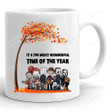 It's The Most Wonderful Time Of The Year, Horror Movies Gifts, Funny Halloween Mug, Gifts For Halloween, Gifts For Her For Him