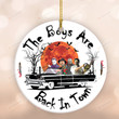 The Boys Are Back In Town Halloween Ornament, Horror Movie Characters Decoration Ornament Gifts For Men For Women On Halloween