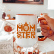 Momster Mug, Funny Halloween Mug, Halloween Gifts, Halloween Mom Mug, Gifts For Mom From Daughter Son