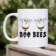 Funny Cute Boo Bees Halloween Ghost Coffee Mug, Halloween Gifts To Kids, Halloween Mug, Spooky Mug