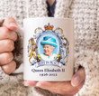Rest In Peace Majesty The Queen Mug, Rip Queen Elizabeth Ii Mug, Queen Of England Since 1952 Mug