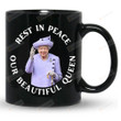 Queen Elizabeth Ceramic Mug, Rip Queen Elizabeth Mug, Rest In Peace Queen Elizabeth Ii Mug, Queen Elizabeth Remembrance Mug, The Queen Of England Gifts, Queen Elizabeth Gifts Coffee Mug