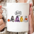 Halloween Ghost Dogs Mug, Funny Trick Or Treat Party Halloween Gifts For Women For Men, Spooky Season Idea For Dog Mom Dog Dad