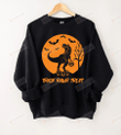 Halloween Dinosaur Trick Rawr Treat Sweatshirt, Spooky Saurus Rex Sweatshirt, Halloween Gifts