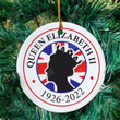 Queen Elizabeth Ii Memorial Ornament, Queen Elizabeth 1926 2022, England Ornament, The Queen'S Platinum Jubilee, British Christmas Ornament