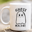 Ghost Malone Mug, Cute Ghost Mug, Halloween Gifts For Mom Dad Best Friends