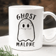 Ghost Malone Mug, Cute Ghost Mug, Halloween Gifts For Mom Dad Best Friends