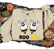 Boo Bee Sweatshirt, Save Boo Bee Sweatshirt, Cute Ghost Halloween Sweatshirt, Halloween Gifts For Mom Dad Best Friends