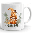 Hello Fall Gnome Pumpkin Mug, Gnome Pumpkin Coffee Mug, Fall Pumpkin Mug, Autumnmug, Fall Gifts