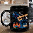 Black Cat Mug, It's The Most Wonderful Time Of The Year Halloween Mug, Halloween Gifts For Friends