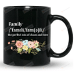 Family Definition Mug, Family Mug, Birthday Christmas Gifts For Mom Dad Family Members