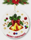Merry Christmas Ornaments, Xmas Bell Lovers Ornament, Christmas Gift Ornament