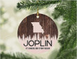 Joplin Missouri It's Where Our Story Began Ornament, Christmas Gift Ornament