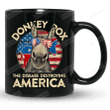 Anti Biden Mug, Donkey Pox The Disease Destroying America Mug, Politics Mug, Birthday Christmas Gifts For Mom Dad Best Friends