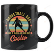 Basketball Dad Like A Regular Dad But Cooler Mug Basketball Dad Gifts Basketball Dad Mug