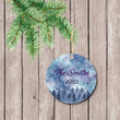 Personalized Christmas Night Ornament, Christmas Forest Ornament, Christmas Gift Ornament
