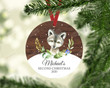 Personalized Second Christmas Ornament, Gift For Wolf Lovers Ornament, Christmas Gift Ornament