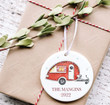 Personalized Camping Car Christmas Ornament, Gift For Camping Lovers Ornament, Christmas Gift Ornament