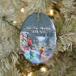 We Are Always With You Ornament, Mom Memorial, Dad Memorial, Custom Cardinal Ornament, Memorial Ornament