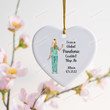Personalized Even A Global Pandemic Couln't Stop Me Ornament, Nurse Graduation Ceramic Ornament, Masters In Nursing Gift Ornament