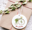 Personalized Bike Christmas Ornament, Gift For Bike Lovers Ornament, Christmas Gift Ornament