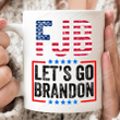 Let's Go Brandon Chant Coffee Mug, Politics Mug, Fjb Gift, Let's Go Brandon, Funny Republican Gifts